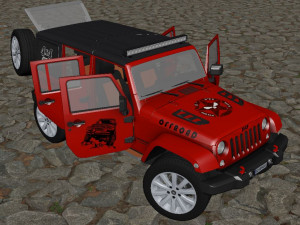 Jeep Wrangler Rubicon Modèle 3D