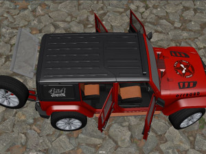 Jeep Wrangler Rubicon Modèle 3D