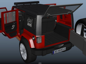 Jeep Wrangler Rubicon Modèle 3D