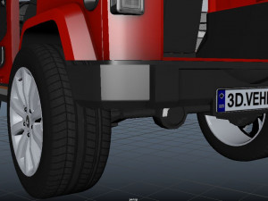 Jeep Wrangler Rubicon Modèle 3D
