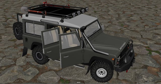 Land Rover Defender 3D Model .c4d .max .obj .3ds .fbx .stl .blend 