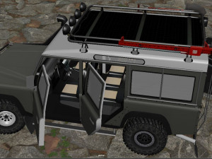 Land Rover Defender 3D Model