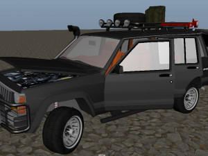 Jeep Cherokee 3D Model