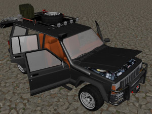 Jeep Cherokee 3D Model