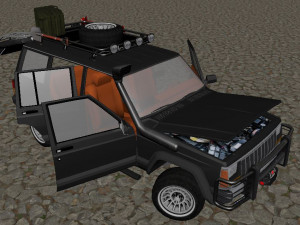 Jeep Cherokee 3D Model