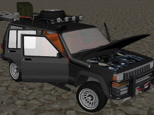 Jeep Cherokee 3D Model