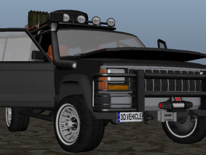 Jeep Cherokee 3D Model