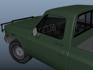Military pickup 3D Model