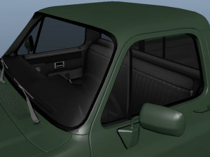 Military pickup 3D Model