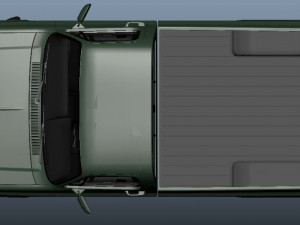 Military pickup 3D Model
