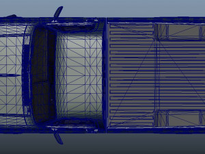 Military pickup 3D Model