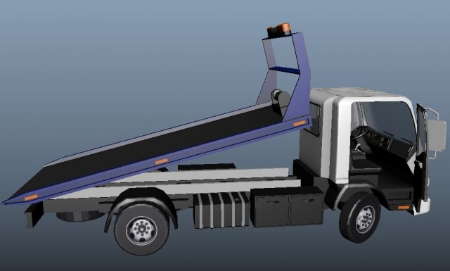 Isuzu truck 3D Модель .c4d .max .obj .3ds .fbx .stl .blend 