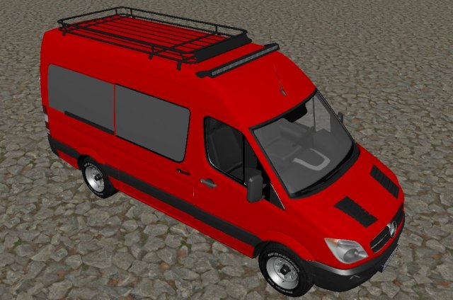 Mercedes benz sprinter 3Dモデル .c4d .max .obj .3ds .fbx .stl .blend 
