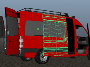 Mercedes benz sprinter 3Dモデル