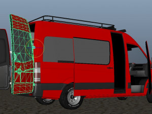 Mercedes benz sprinter 3Dモデル