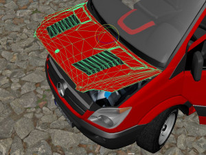 Mercedes benz sprinter 3Dモデル