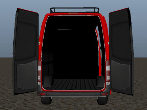 Mercedes benz sprinter 3Dモデル