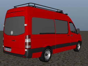 Mercedes benz sprinter 3Dモデル
