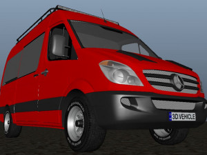 Mercedes benz sprinter 3Dモデル