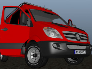 Mercedes benz sprinter 3Dモデル