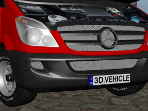 Mercedes benz sprinter 3Dモデル