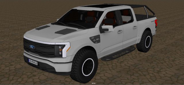 F-150 Electric Model 3D .c4d .max .obj .3ds .fbx .stl .blend 