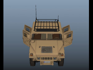 Military Hummer 3D Model