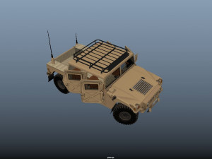 Military Hummer 3D Model
