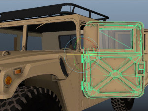 Military Hummer 3D Model