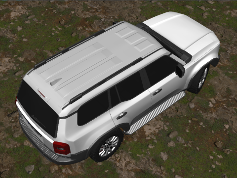 टोयोटा लैंड क्रूजर 2024 3D मॉडल