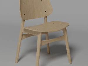 Wooden chair 3D Модель