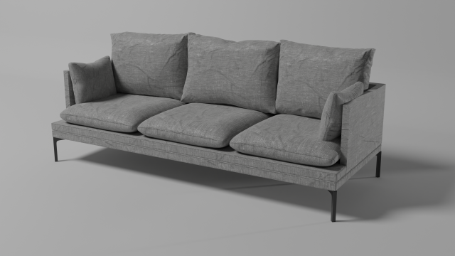 Sofa 3D Модель .c4d .max .obj .3ds .fbx .stl .blend 
