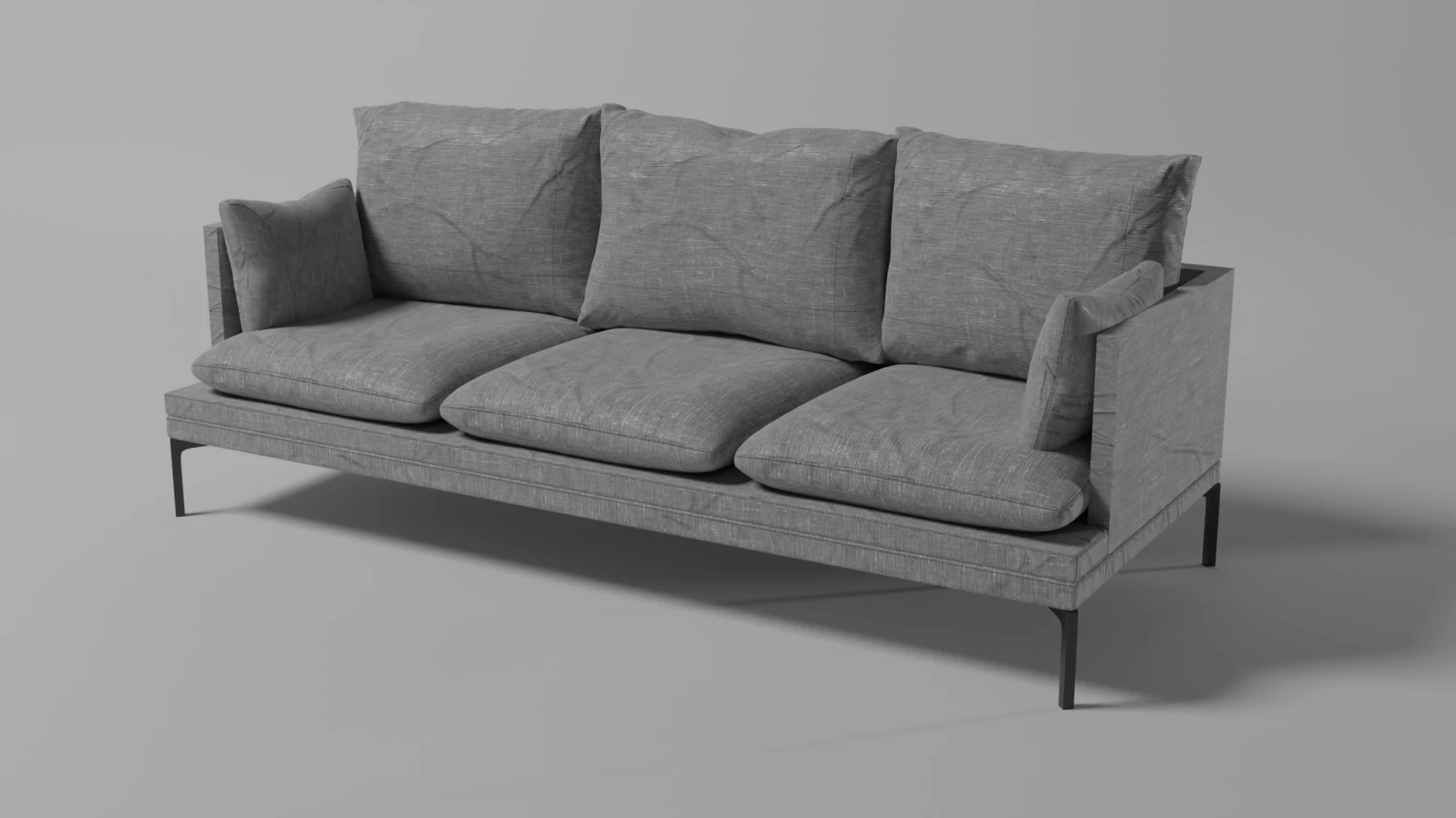Sofa 3D Model .c4d .max .obj .3ds .fbx .stl .blend 