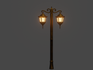 The street lamp 3D Model