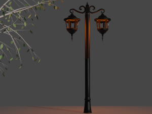 The street lamp 3D Model