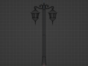 The street lamp 3D Model