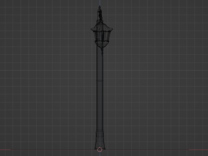 The street lamp 3D Model