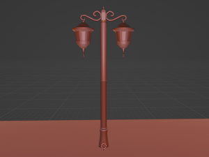 The street lamp 3D Model