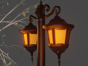The street lamp 3D Model