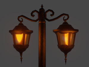 The street lamp 3D Model
