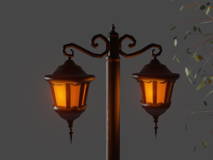 The street lamp 3D Model