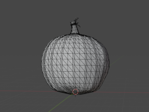Spooky scary pumpkin 3D Model
