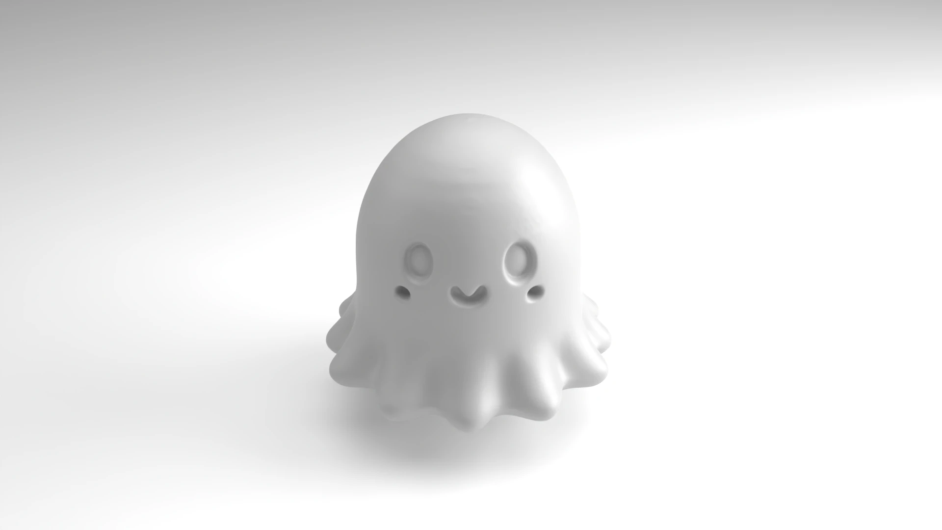 Ghost Figure 3D Printable Model 3D Print Model .c4d .max .obj .3ds .fbx .stl .blend