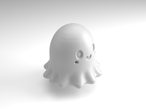 Ghost Figure 3D Printable Model 3D 프린트 모델