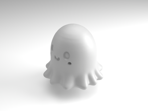 Ghost Figure 3D Printable Model 3D 프린트 모델