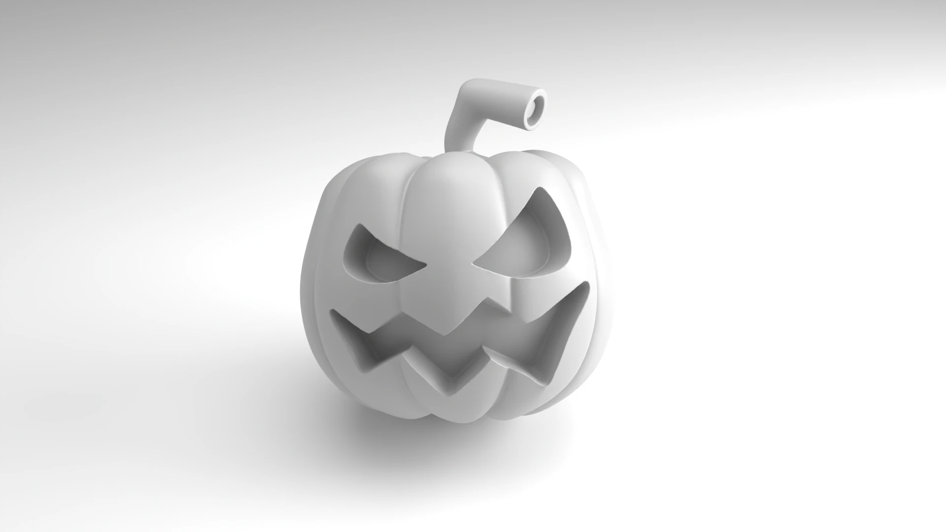 Monster Pumpkin Figure 3D Printable Model 3D Print Model .c4d .max .obj .3ds .fbx .stl .blend 