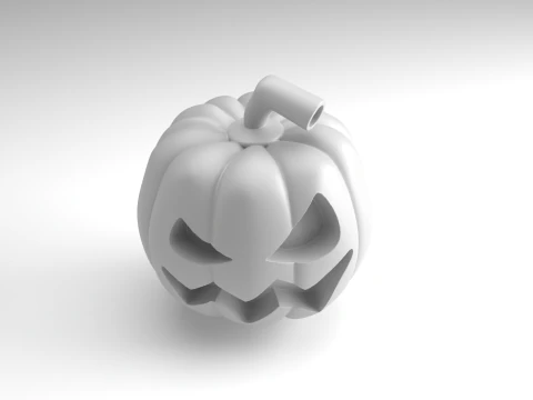 Monster Pumpkin Figure 3D Printable Model 3D Print Model