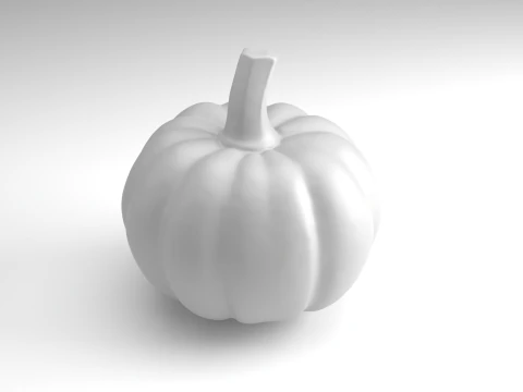 Pumpkin Figure 3D Printable Model 3D Print Model