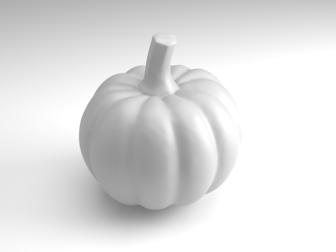 カボチャのフィギュア 3D 印刷可能モデル 3Dプリントモデル