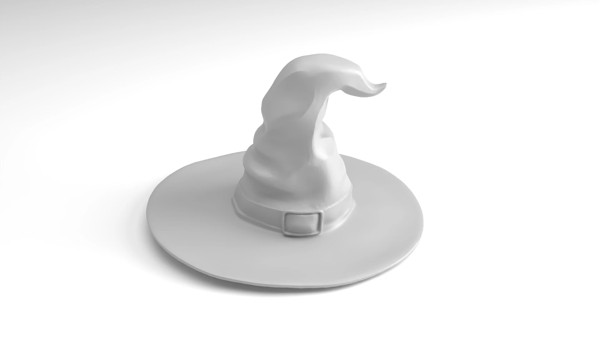 Miniature Witch hat Figure 3D Printable Model 3D Print Model .c4d .max .obj .3ds .fbx .stl .blend 